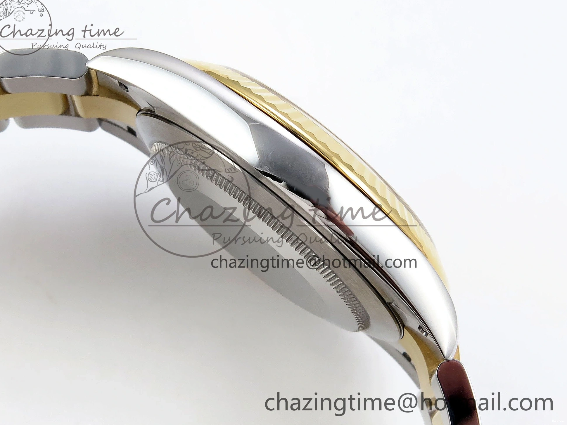 MiroTime 0201 DateJust 41 126333 Clean 1:1 Best Edition 904L Steel YG Stick Dial on SS YG Oyster Bracelet VR EasyCare 1578